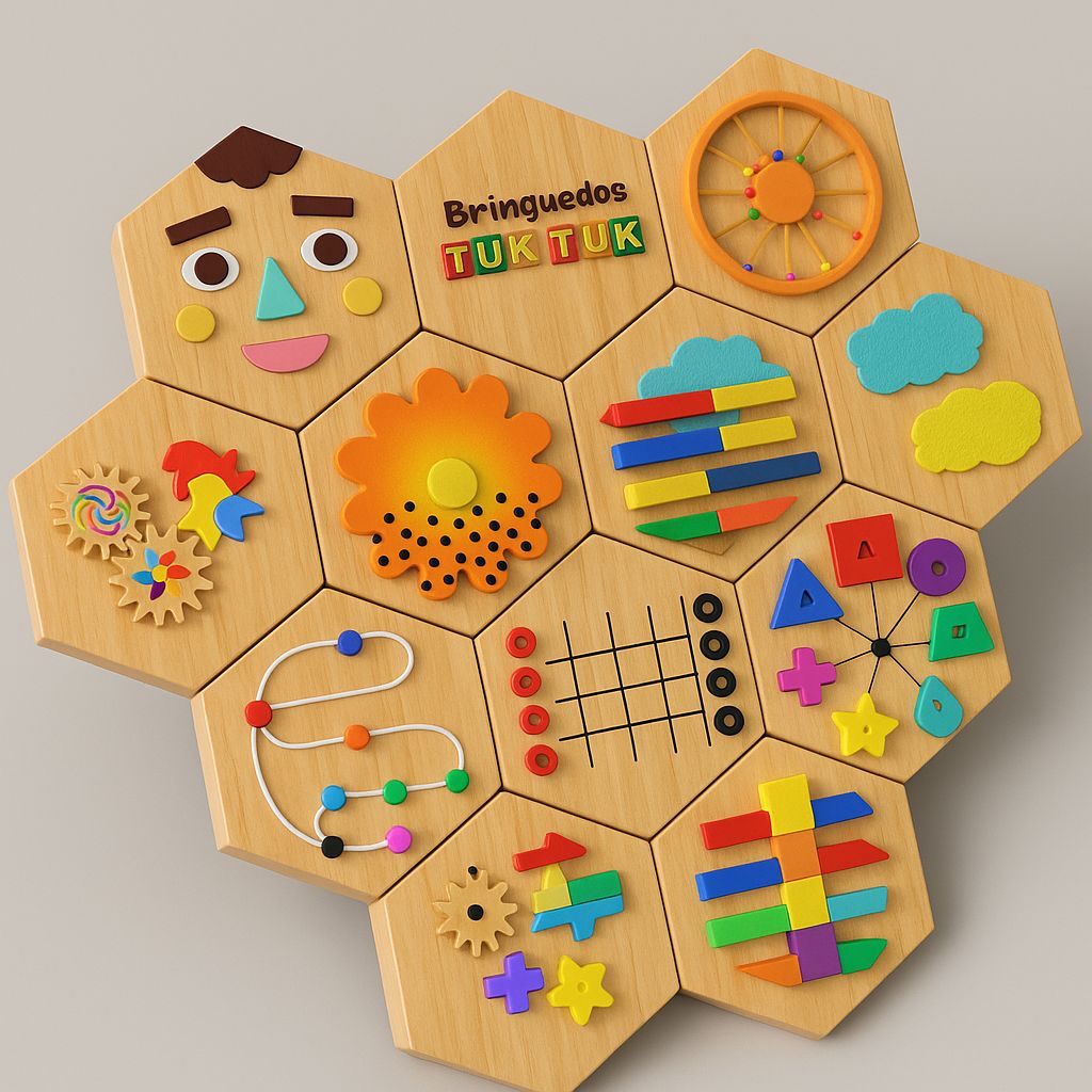 Painel Sensorial Hexagono - Imagem 2