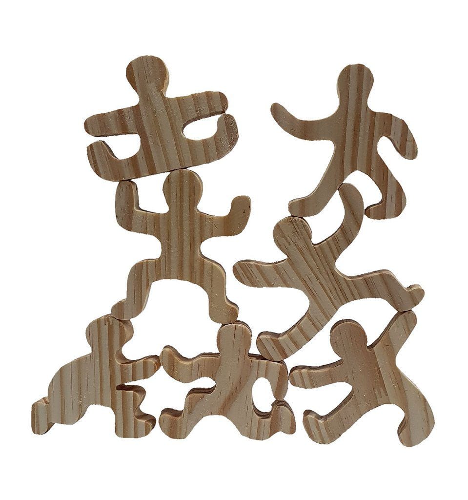 Bonecos Equilibristas Acrobatas (7 peças) - Imagem 2