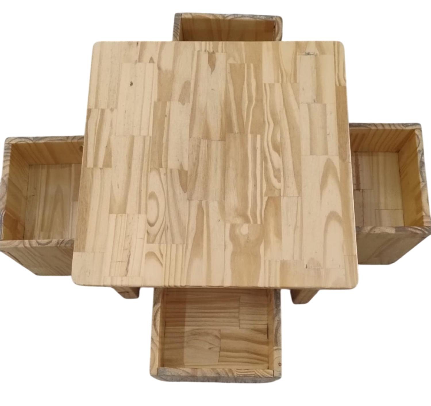 Mesa com Cadeiras em Cubo - Imagem 2