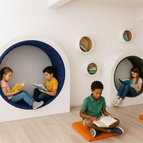 Estação Leitura - Kit com 03 módulos