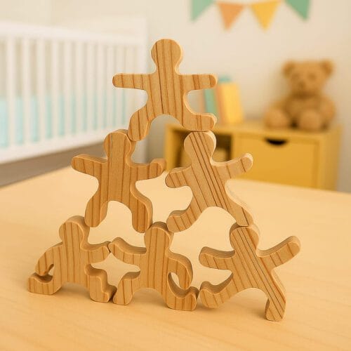 Bonecos Equilibristas Acrobatas (7 peças)