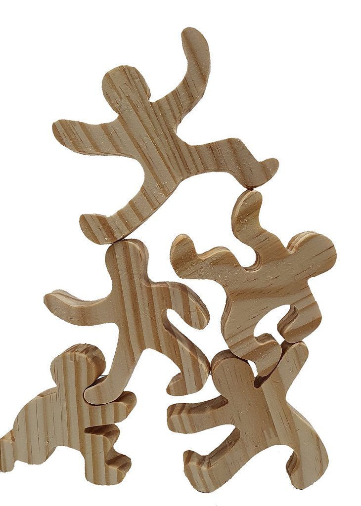 Bonecos Equilibristas Acrobatas (7 peças) - Imagem 3