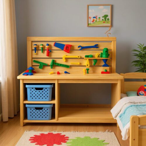 Bancada de Ferramentas com (7 peças)